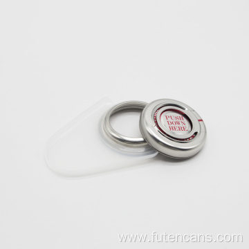 Metal Finger Press Cap for Packaging Can